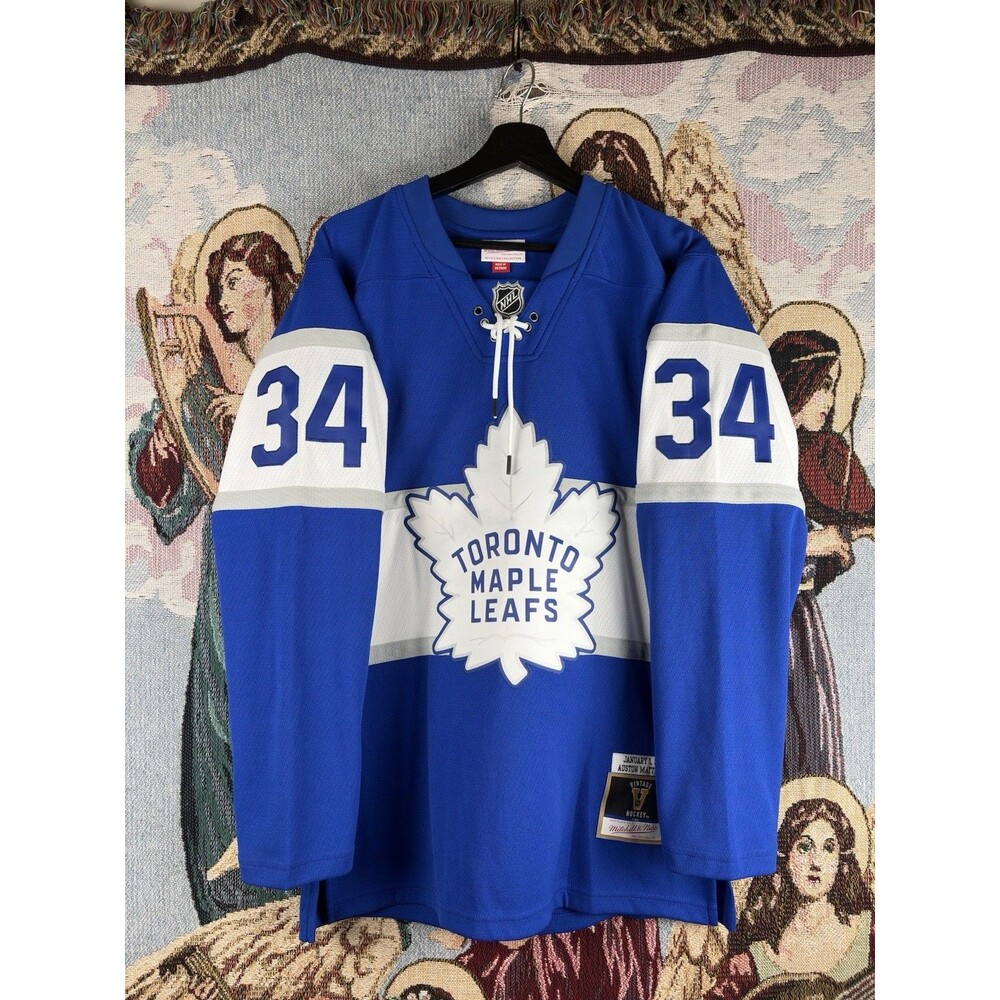 Mitchell & Ness Toronto Maple Leafs Auston Matthews #34 Hockey Jersey Men’s Sz M